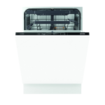 Gorenje GV66160 Lave vaisselle tout int&eacute;grable Owner's Manual