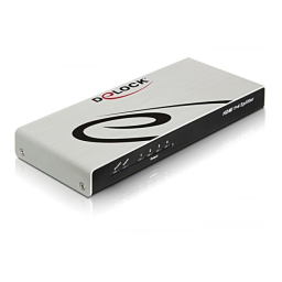 DeLOCK 87497 High Speed HDMI Splitter 4 Port Fiche technique | Fixfr