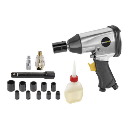 Powerplus POWAIR0010 PNEUMATIC IMPACT WRENCH Manuel du propriétaire | Fixfr
