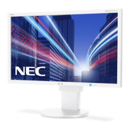 NEC MultiSync EA234WMi Manuel utilisateur | Fixfr