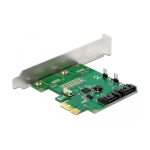 DeLOCK 90392 2 port SATA PCI Express Card Fiche technique