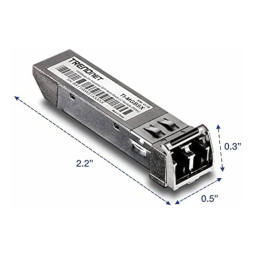 Trendnet TI-MGBSX 1000Base-SX Industrial SFP Multi-Mode LC Module (550 m) Fiche technique | Fixfr