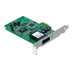 Trendnet TEG-ECSX SC-Type Fiber PCIe Adapter Fiche technique