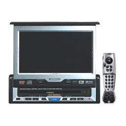 Kenwood KVT-920DVD Manuel utilisateur | Fixfr