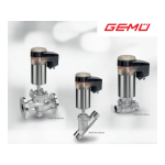 Gemu 539 eSyDrive Motorized globe valve Mode d'emploi