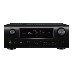 Denon AVR-2310 Manuel du propriétaire | Fixfr