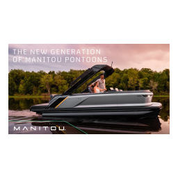 Manuel du Propriétaire Manitou Pontoons - Guide de l'utilisateur | Fixfr