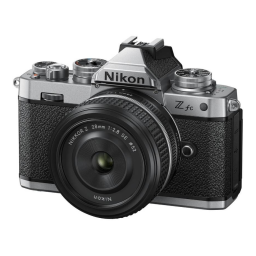 Manuel d’utilisation du Nikon Z fc (Version 1.60 du firmware) | Fixfr