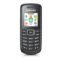 Samsung GT-E1080W Manuel utilisateur | Fixfr