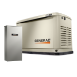 Generac 18 kW G0072269 Standby Generator Manuel utilisateur